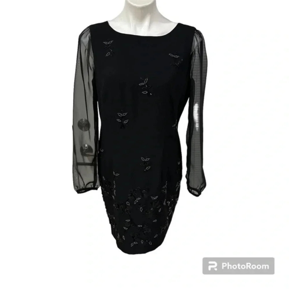Jones New York evening petite dress with bids